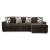 Midnight-Madness 2-Piece Polyester Sectional Sofa w/RAF Chaise