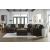 Midnight-Madness 4-Piece U-Shaped Polyester Sectional Sofa w/LAF Chaise