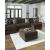 Midnight-Madness 3-Piece U-Shaped Polyester Sectional Sofa w/2 Chaises