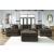 Midnight-Madness 3-Piece U-Shaped Polyester Sectional Sofa w/2 Chaises