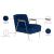 Woodford Velvet Accent Chair