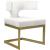 Alexandra Velvet Dining Chair with Gold Metal Base
