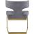 Alexandra Velvet Dining Chair with Gold Metal Base