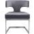 Alexandra Velvet Dining Chair with Chrome Metal Base