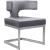 Alexandra Velvet Dining Chair with Chrome Metal Base