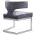 Alexandra Velvet Dining Chair with Chrome Metal Base
