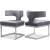 Alexandra Velvet Dining Chair with Chrome Metal Base
