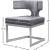 Alexandra Velvet Dining Chair with Chrome Metal Base
