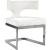 Alexandra Faux Leather Dining Chair with Chrome Metal Base