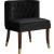 Perry Velvet Dining Chair with Espresso Wood Legs