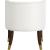 Perry Velvet Dining Chair with Espresso Wood Legs