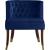 Perry Velvet Dining Chair with Espresso Wood Legs