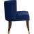 Perry Velvet Dining Chair with Espresso Wood Legs
