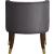 Perry Velvet Dining Chair with Espresso Wood Legs