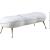 Nube Faux Sheepskin Fur Bench