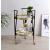 Vries Glass/Metal Serving Cart