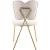 Angel Velvet Dining Chair with Gold Iron Legs