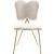 Angel Velvet Dining Chair with Gold Iron Legs
