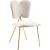 Angel Velvet Dining Chair with Gold Iron Legs