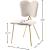 Angel Velvet Dining Chair with Gold Iron Legs