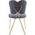 Angel Velvet Dining Chair with Gold Iron Legs