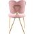 Angel Velvet Dining Chair with Gold Iron Legs