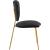 Angel Velvet Dining Chair with Gold Iron Legs