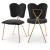 Angel Velvet Dining Chair with Gold Iron Legs