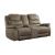 Shola Microfiber Fabric Double Reclining Loveseat