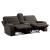 Borneo Chenille Fabric Double Reclining Loveseat