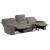 Borneo Fabric Double Reclining Sofa
