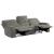 Borneo Fabric Power Double Reclining Sofa