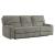 Borneo Fabric Power Double Reclining Sofa