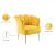 Jester Velvet Accent Chair