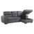 Andes Microfiber Sectional with Pull-out Bed and Hidden Storage