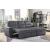 Andes Microfiber Sectional with Pull-out Bed and Hidden Storage