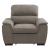 Andes Microfiber Chair with Pull-out Ottoman