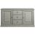 Summer Hill Wood TV Entertainment Console Stand w/2 Doors & 3 Drawers