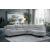 Bonita Polyester Fabric Right Chaise Facing Sectional Sofa