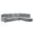 Bonita Polyester Fabric Right Chaise Facing Sectional Sofa