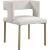 Caleb Velvet Dining Chair with Brushed Gold Iron Legs