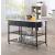 Emery Wood/Metal/Artificial Stone Kitchen Island
