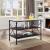 Brahm Wood/Metal/Artificial Stone Kitchen Island