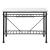 Mera Wood/Metal/Artificial Stone Kitchen Island