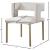 Caleb Dining Chair with Iron Legs