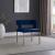 Caleb Dining Chair with Iron Legs