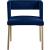 Caleb Velvet Dining Chair with Brushed Gold Iron Legs