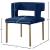 Caleb Dining Chair with Iron Legs