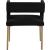Caleb Dining Chair with Iron Legs