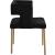 Caleb Dining Chair with Iron Legs